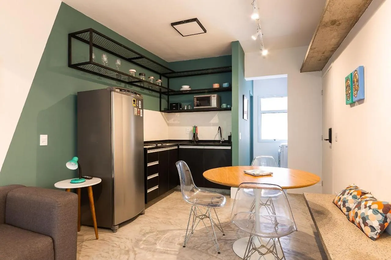 Apto Faria Lima - Pinheiros Com Ar Cond E Wi-Fi Apartment Sao Paulo