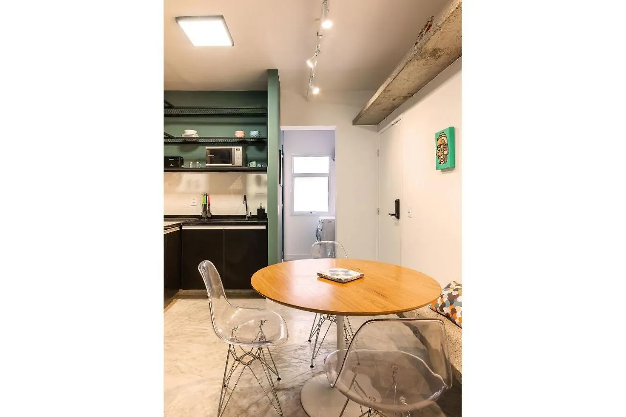 Apto Faria Lima - Pinheiros Com Ar Cond E Wi-Fi Appartamento San Paolo
